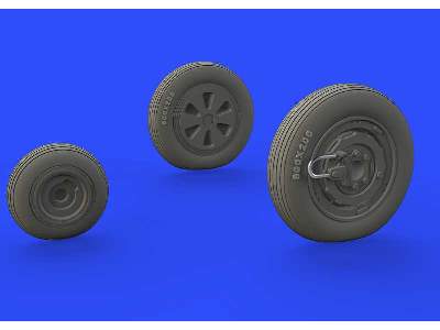 MiG-21MF wheels 1/72 - Eduard - zdjęcie 7