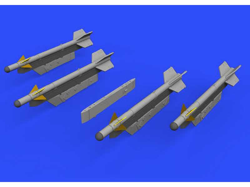 R-3S missiles w/  pylons for MiG-21 1/72 - Eduard - zdjęcie 1