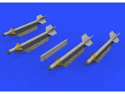 R-3S missiles w/  pylons for MiG-21 1/72 - Eduard - zdjęcie 4