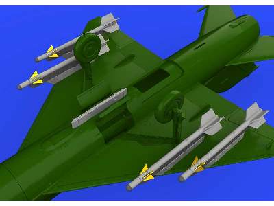 R-3S missiles w/  pylons for MiG-21 1/72 - Eduard - zdjęcie 9