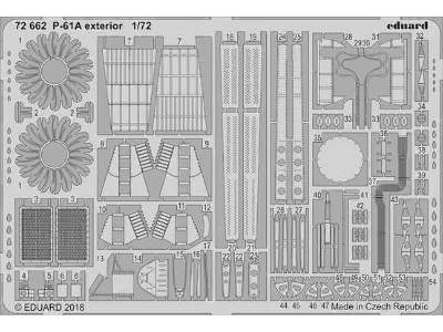 P-61A exterior 1/72 - Hobby Boss - zdjęcie 1