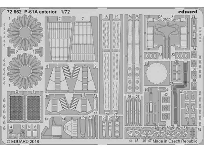 P-61A exterior 1/72 - Hobby Boss - zdjęcie 1 P-61A exterior 1/72 - Hobby Boss - zdjęcie 1