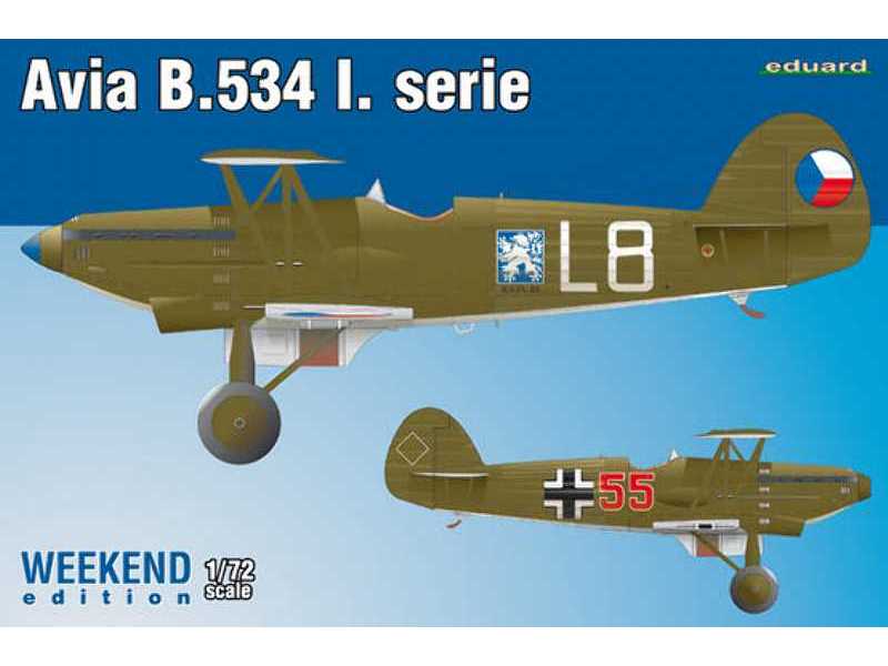 Avia B-534 I. serie 1/72 - zdjęcie 1 Avia B-534 I. serie 1/72 - zdjęcie 1