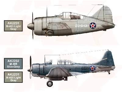 WW2 US Navy And Usmc AircRAFt Colors Set - zdjęcie 2