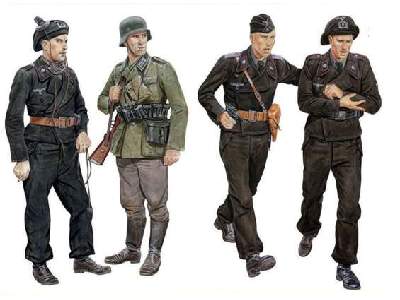 Figurki Ghost Division Tank Crew Blitzkrieg 1940  - zdjęcie 1