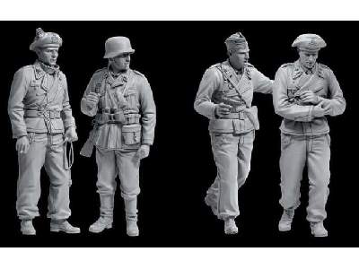 Figurki Ghost Division Tank Crew Blitzkrieg 1940  - zdjęcie 2