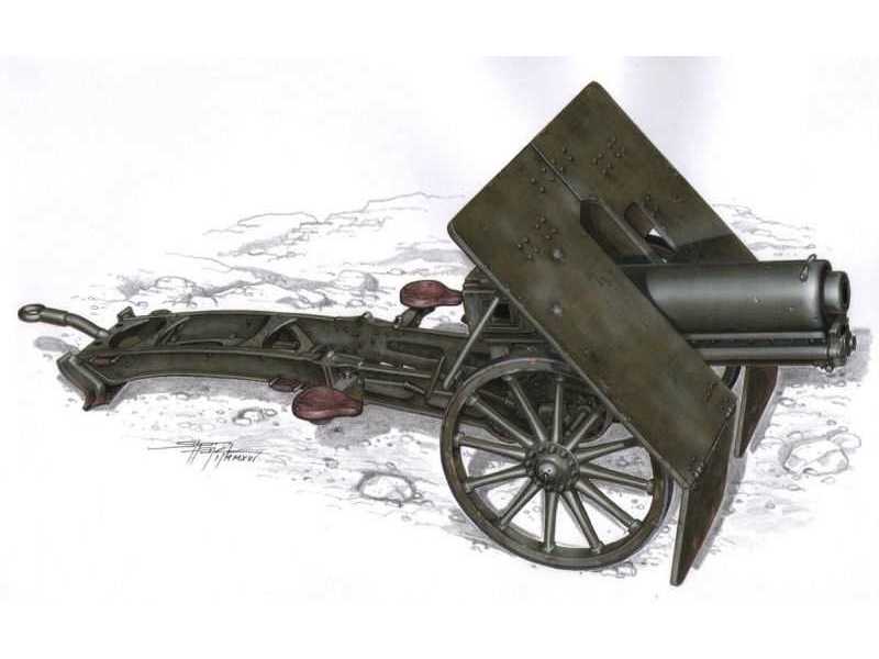 7,5 cm Gebirgskanone M.15 – austro-węgierskie działo górskie - zdjęcie 1 7,5 cm Gebirgskanone M.15 – austro-węgierskie działo górskie - zdjęcie 1