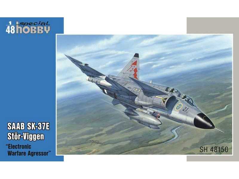 SAAB SK-37E Stoer-Viggen samolot walki elektronicznej - zdjęcie 1 SAAB SK-37E Stoer-Viggen samolot walki elektronicznej - zdjęcie 1