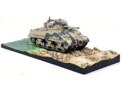 Sherman Mk.III w/Diorama Base, 3rd CLY 4th Armoured Brigade  - zdjęcie 1