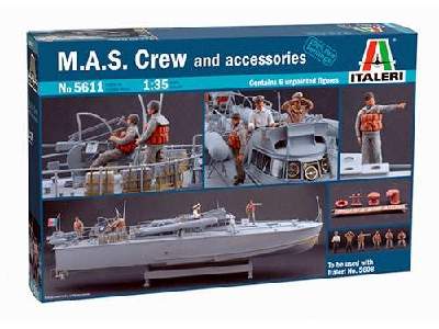 Załoga łodzi torpedowej M.A.S. + akcesoria - zdjęcie 3
