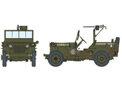 U.S. 1/4 Ton 4x4 Truck w/.30 cal Machine Gun - zdjęcie 1