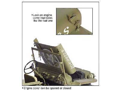 U.S. 1/4 Ton 4x4 Truck w/.30 cal Machine Gun - zdjęcie 7