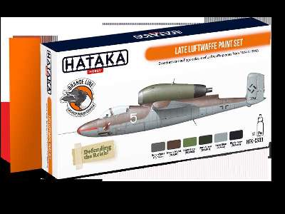 Htk-cs03  Late Luftwaffe Paint Set - zdjęcie 1