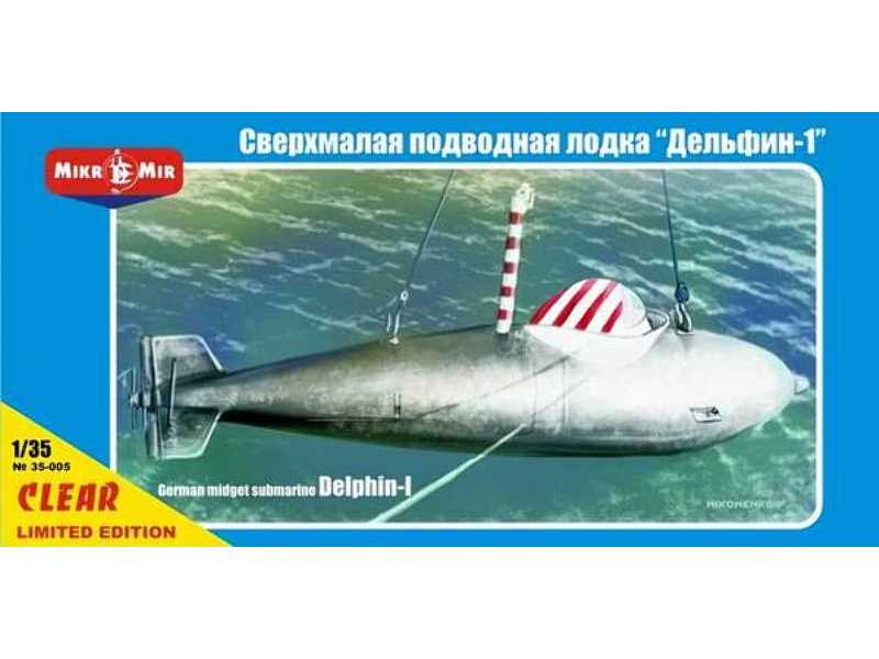 Delphin-i German Midget Submarine (Clear, Limited Edition) - zdjęcie 1 Delphin-i German Midget Submarine (Clear, Limited Edition) - zdjęcie 1