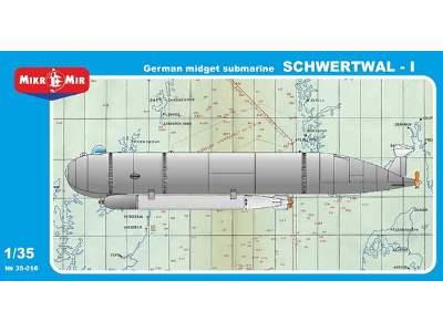 Schwertwal-i German Midget Submarine WWii - zdjęcie 1
