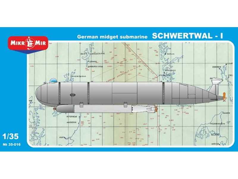 Schwertwal-i German Midget Submarine WWii - zdjęcie 1