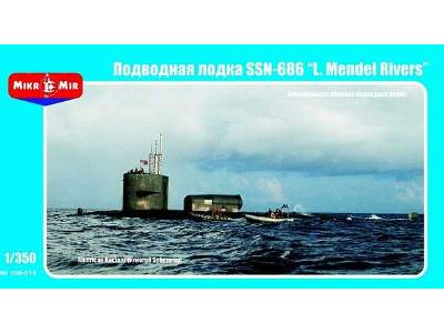 American Nuclear Submarine USS L. Mendel Rivers (Ssn-686) - zdjęcie 1