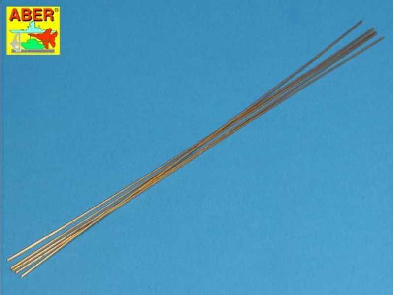 Pręty mosiężne śr. 1,2mm długość 250mm x 3 szt. - zdjęcie 1 Pręty mosiężne śr. 1,2mm długość 250mm x 3 szt. - zdjęcie 1