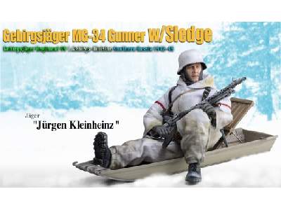 Jurgen Kleinheinz - Jager - Gebirgsjager MG-34 Gunner w/Sledge - zdjęcie 2