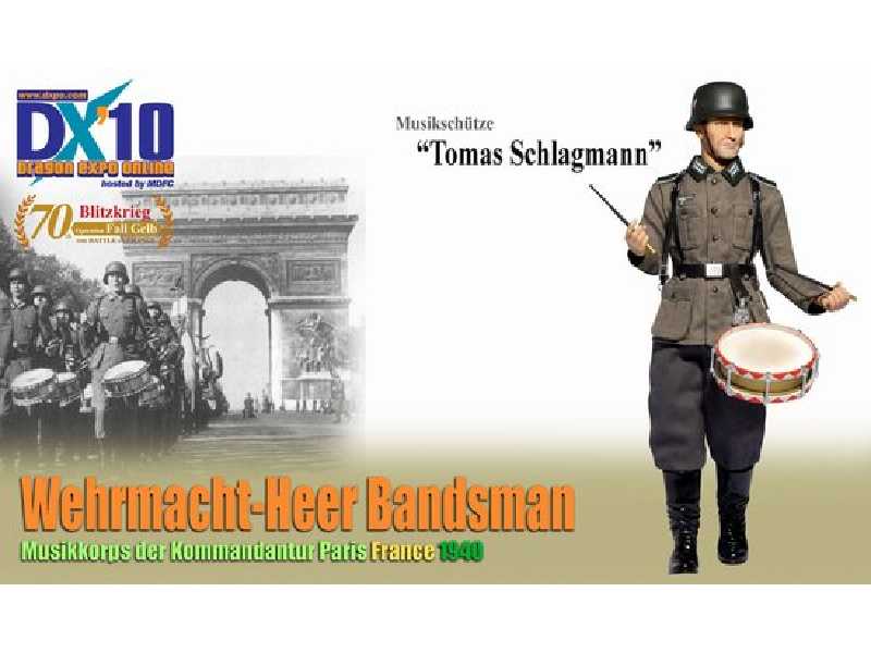 Tomas Schlagmann - Musikschutze - Wehrmacht-Heer Bandsman - zdjęcie 1 Tomas Schlagmann - Musikschutze - Wehrmacht-Heer Bandsman - zdjęcie 1