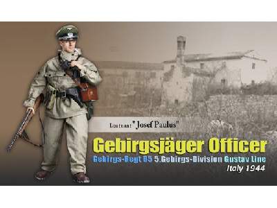 Josef Paulus - Leutnant - Gebirgsjager Officer, Gebirgs-Regt 85 - zdjęcie 2