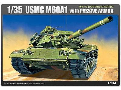 M60A1 Patton z pasywnym pancerzem - piechota morska (motorized) - zdjęcie 1