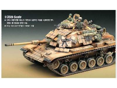 M60A1 Patton z pasywnym pancerzem - piechota morska (motorized) - zdjęcie 2