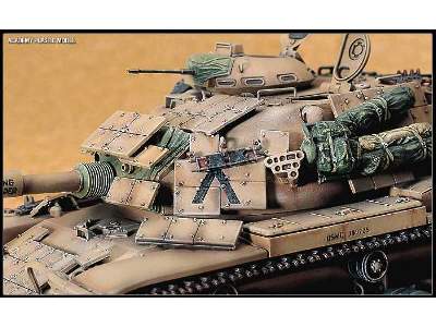 M60A1 Patton z pasywnym pancerzem - piechota morska (motorized) - zdjęcie 4
