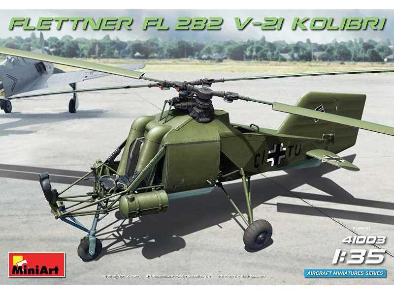 Flettner Fl 282 V-21 Kolibri - śmigłowiec niemiecki - zdjęcie 1 Flettner Fl 282 V-21 Kolibri - śmigłowiec niemiecki - zdjęcie 1