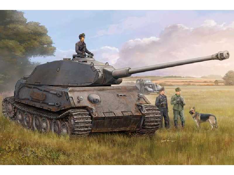 Ciężki czołg niemiecki VK4502 (P) Vorne - zdjęcie 1 Ciężki czołg niemiecki VK4502 (P) Vorne - zdjęcie 1