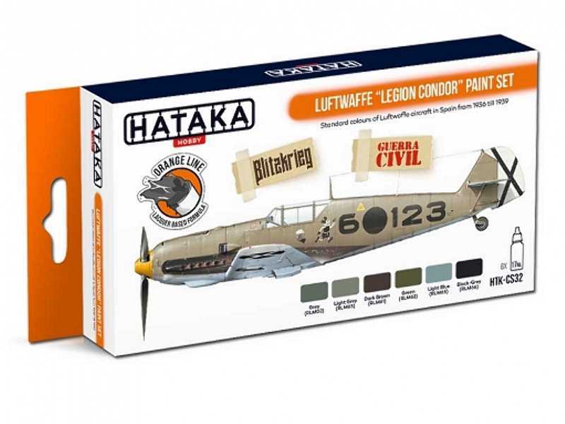 Htk-cs32 Luftwaffe Legion Condor Paint Set - zdjęcie 1 Htk-cs32 Luftwaffe Legion Condor Paint Set - zdjęcie 1