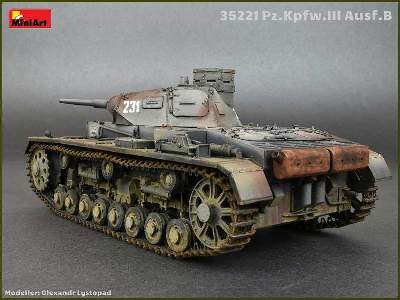 Pz.Kpfw.III Ausf.B czołg niemiecki z załogą - zdjęcie 30