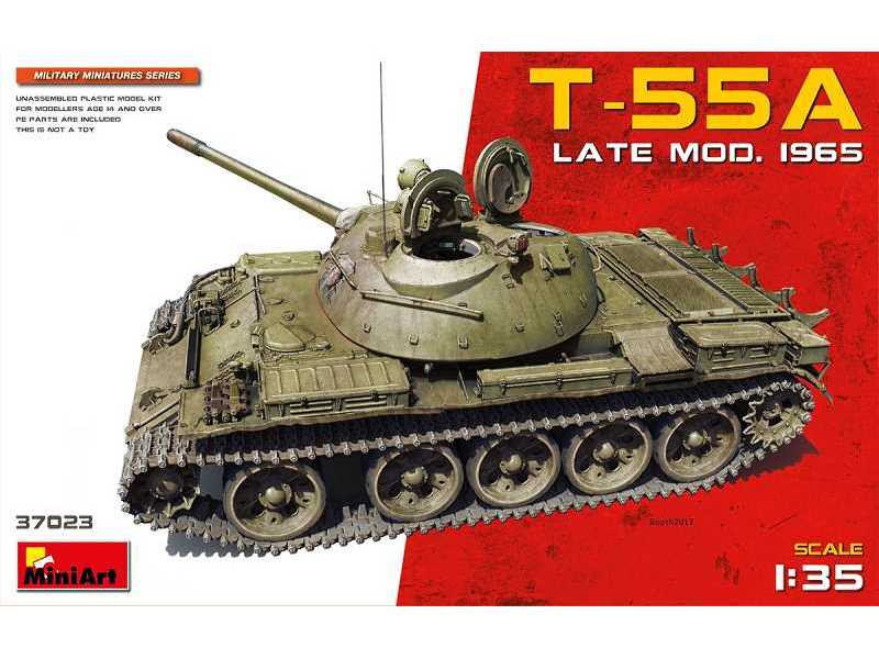 Czołg radziecki T-55A późny model 1965 - zdjęcie 1 Czołg radziecki T-55A późny model 1965 - zdjęcie 1