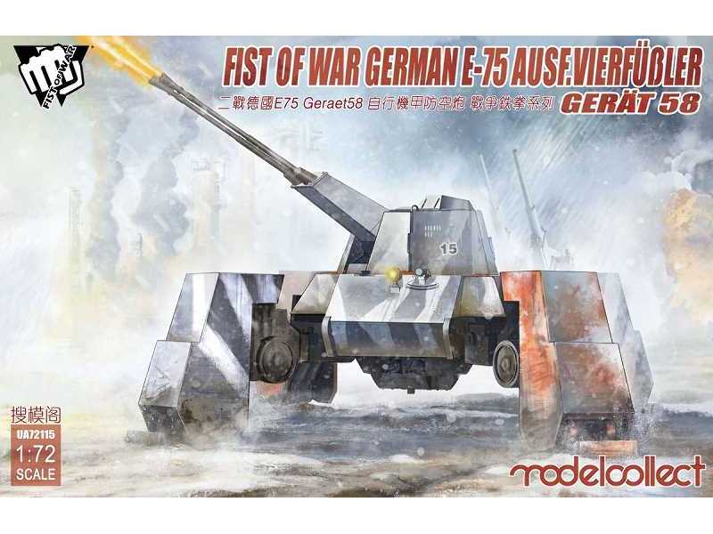 Fist Of War German WWii E75 Ausf.Vierfubler Gerat 58 - zdjęcie 1 Fist Of War German WWii E75 Ausf.Vierfubler Gerat 58 - zdjęcie 1