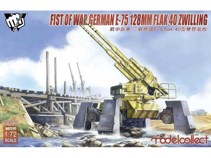 Fist Of War German WWii E75 Flak 40 Zwilling Panzer - zdjęcie 1