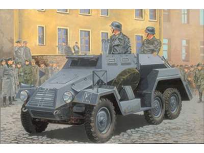 Sd.Kfz. 247 Ausf.A niemiecki dowódczy samochód pancerny - zdjęcie 1