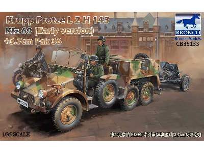 Krupp Protze L2 H 143 Kfz.69 (Early Version) With 3.7cm Pak 36 - zdjęcie 1