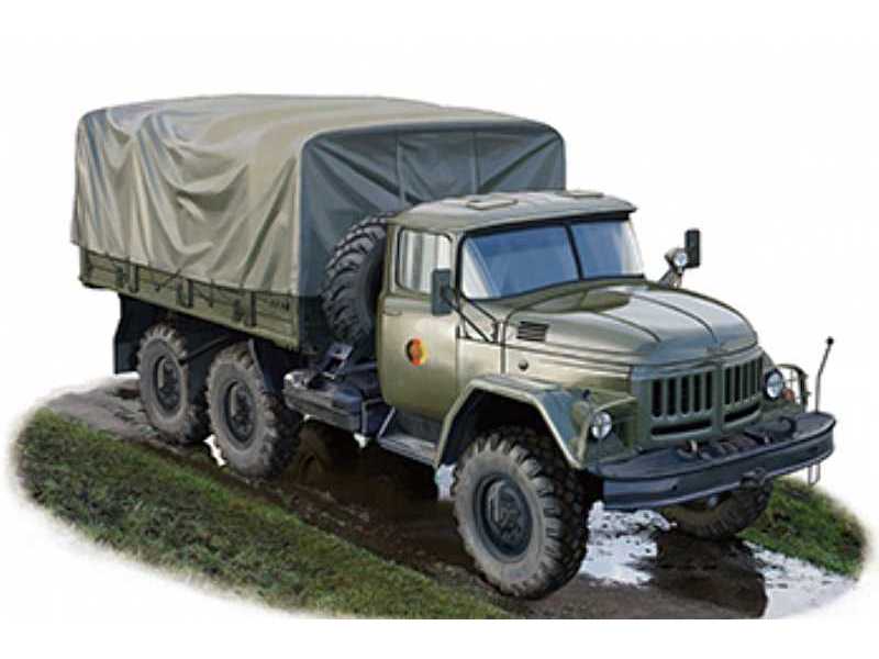 Russian Zil-131 Truck (Early Version) W / Winch - zdjęcie 1 Russian Zil-131 Truck (Early Version) W / Winch - zdjęcie 1