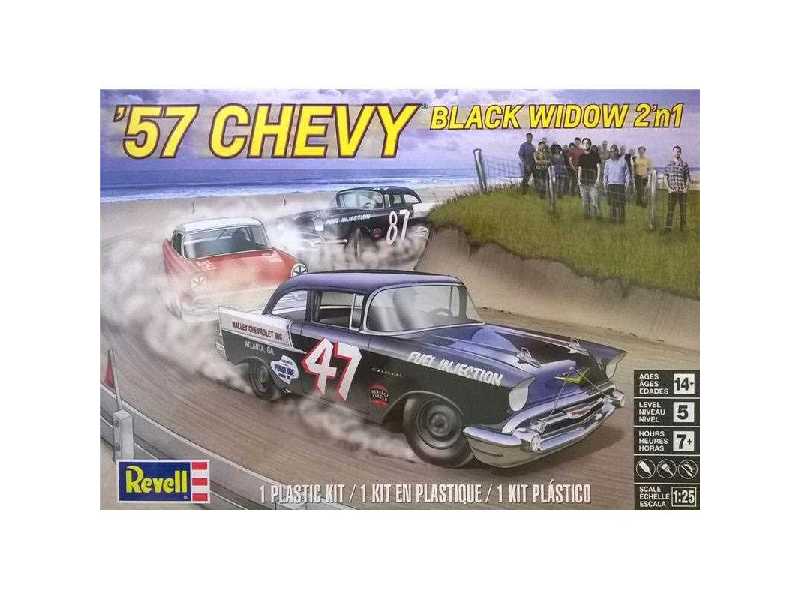 57 Chevy Black Widow 2in1 - zdjęcie 1 57 Chevy Black Widow 2in1 - zdjęcie 1