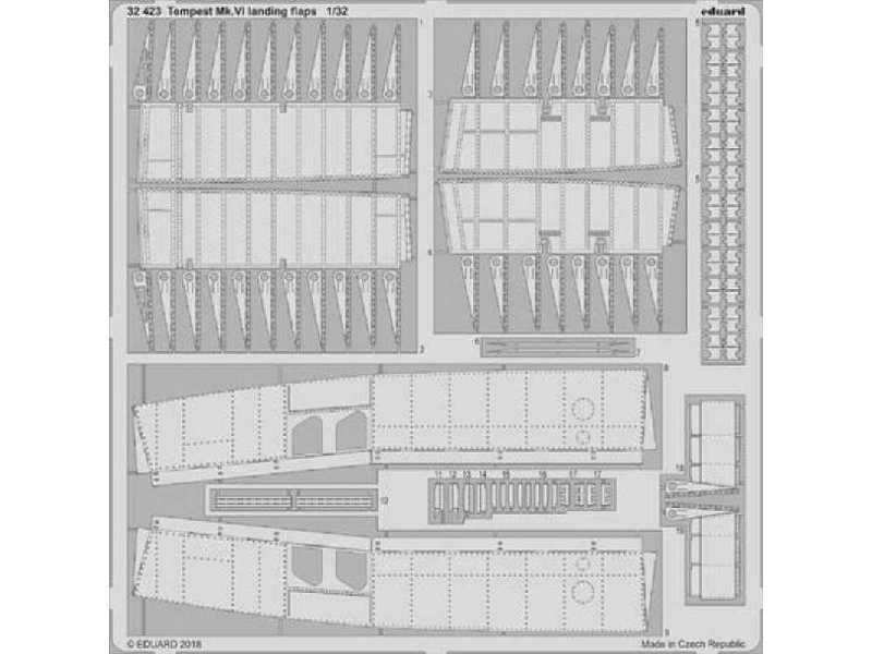 Tempest Mk. VI landing flaps 1/32 - Special Hobby - zdjęcie 1