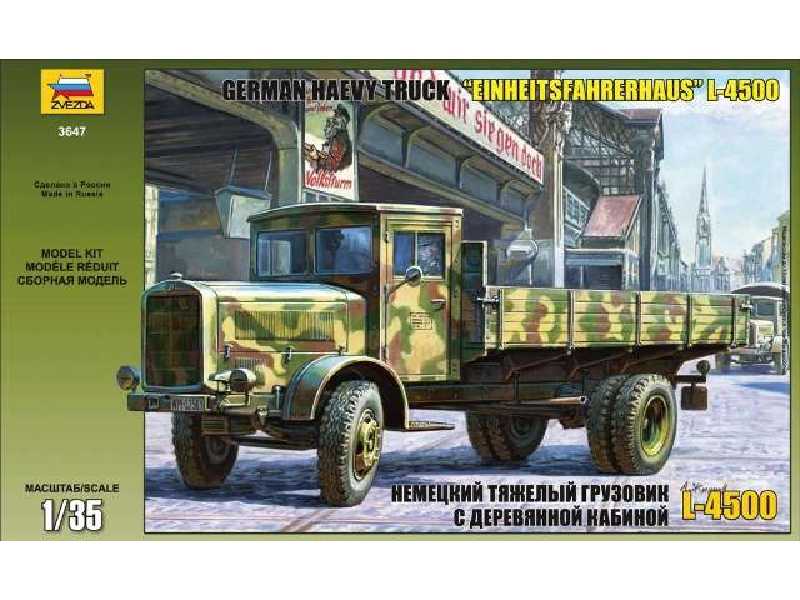 Ciężarówka niemiecka Mercedes L-4500 S Einheitskabine - zdjęcie 1 Ciężarówka niemiecka Mercedes L-4500 S Einheitskabine - zdjęcie 1