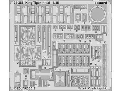 King Tiger initial 1/35 - Takom - zdjęcie 1