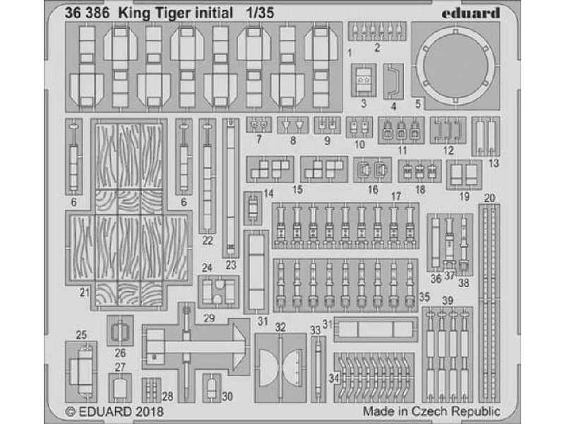 King Tiger initial 1/35 - Takom - zdjęcie 1