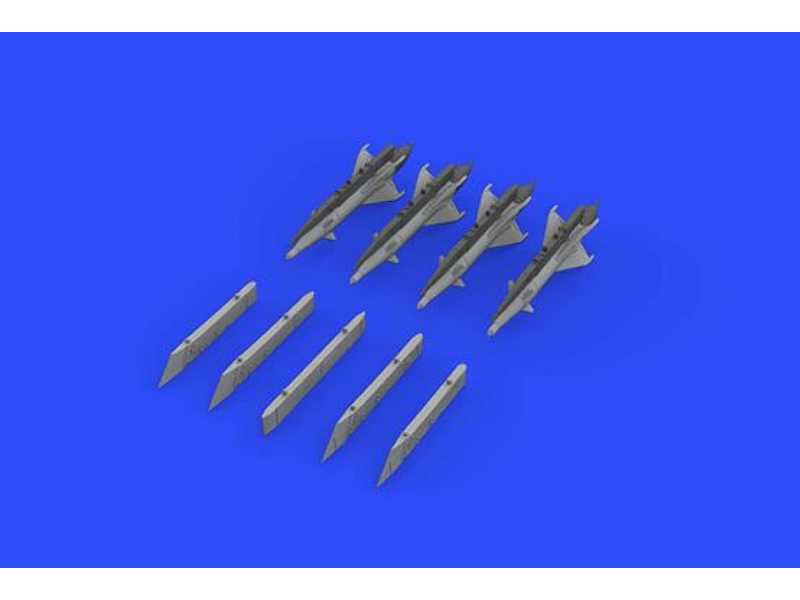 RS-2US missiles w/ pylons for MiG-21 1/72 - Eduard - zdjęcie 1 RS-2US missiles w/ pylons for MiG-21 1/72 - Eduard - zdjęcie 1