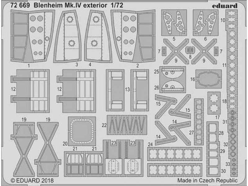 Blenheim Mk. IV exterior 1/72 - Airfix - zdjęcie 1