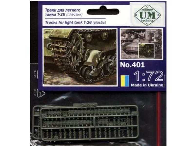 Gąsiennice do czołgu lekkiego T-26 - zdjęcie 1 Gąsiennice do czołgu lekkiego T-26 - zdjęcie 1