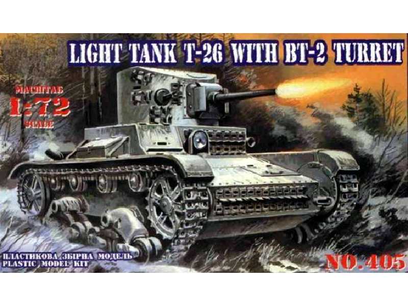 Lekki czołg T-26 z wieżą BT-2 - zdjęcie 1 Lekki czołg T-26 z wieżą BT-2 - zdjęcie 1