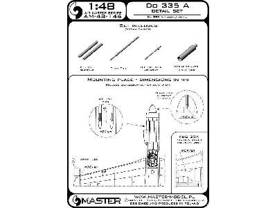 Do 335 A &#8211; Zestaw Detali &#8211; Mg 151, Antena Fug 25a, R - zdjęcie 3