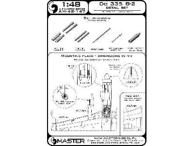 Do 335 B-2 &#8211; Zestaw Detali &#8211; Mg 151, Końcówka Mk-103 - zdjęcie 3