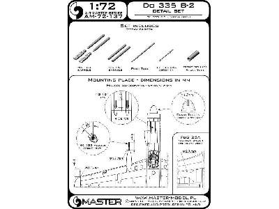 Do 335 B-2 &#8211; Zestaw Detali &#8211; Mg 151, Końcówka Mk-103 - zdjęcie 3